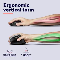 Trust Bayo II ergonominen langaton hiiri musta - 10