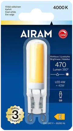 Airam LED FG PO 840 470lm G9 DIM - 2