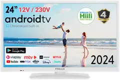 Finlux 24" HD Ready Android Smart TV 12V sekä 230V käyttöjännitteellä 24M7.1WCI-12 valkoinen - 1