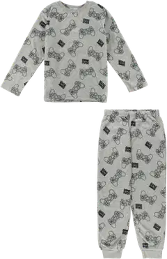 TEX lasten fleecepyjama gamer I292284 - GREY CHINE - 1