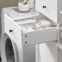 SoBuy kylpyhuonekaappi valkoinen BZR104-W - 6
