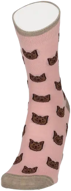 Sukkamestarit naisten merinovillasukat Kisu - Soft pink - 4