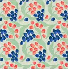 House verhokappa Grapes 250x50 cm vihreä/sininen/punainen PatternLab - 2