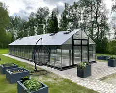 Ecoslider kasvihuone Lux DD 4.0 X 12.5 - 1