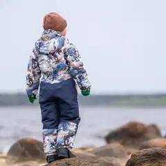 HC Outwear lasten vedenpitävä toppahaalari Kola - Navy - 3