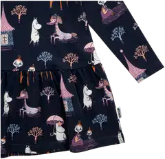 Martinex Muumi lasten mekko Tulvia 592696 - tummansininen - 3