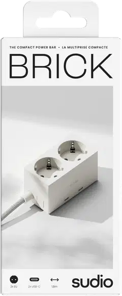 Sudio brick virta-asema, valkoinen - 3