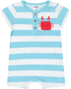 Ciraf vauvojen kesähaalari Taskurapu - Blue stripe - 1