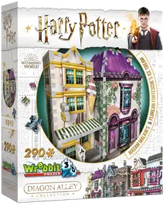 Wrebbit Harry Potter Madam Malkin's & Florean Fortescue 3D-palapeli - 1