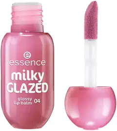 essence milky GLAZED glossy lip balm 01 Sheeriously Creamy 4 ml - Berry Au Lait - 2