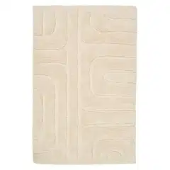 NOKOHOME puuvillamatto Fiia 60x90 cm luonnonvalkoinen - 1