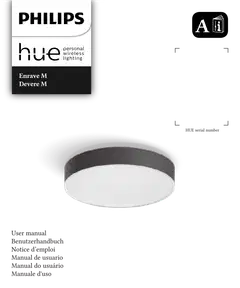Philips Hue Devere -kattovalaisin kylpyhuoneeseen 19W 2200-6500K 2450LM keskikoko valkoinen - 2