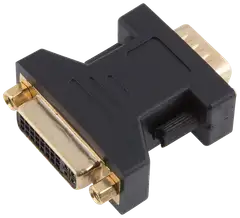 Wave Adapteri, VGA uros - DVI naaras, Musta - 1