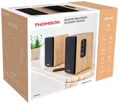 Thomson aktiivikaiutinpari Bluetooth yhteydellä WS902DUO puu - 4