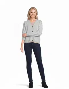 House naisten denimjeggingsit Jeggings - DARK BLUE - 4