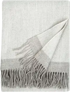 Lapuan Kankurit huopa Rauha 130x180cm+haps. valko-beige - 1