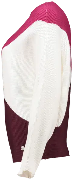 Zabaione naisten neule Ma44ri - cherry/orchid/offwhite - 2