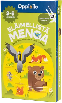 Oppi&ilo Eläimellistä menoa -lautapeli 3-5 v - 1