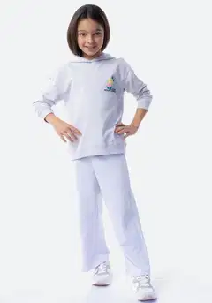 TEX lasten huppari kukka I276632 - LILAC LIGHT - 4