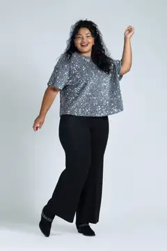 Now Curvy juhlapaljettipusero 123722 - Sequins - 3