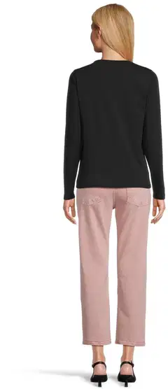 House naisten trikoopusero Donna O - Jet Black - 3