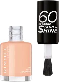 Rimmel 60 Seconds Super Shine kynsilakka 8ml, 401 Nude Nostalgia - 2