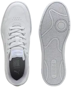 Puma naisten tennari Court Lally - White-White-Cool Light Gray - 5