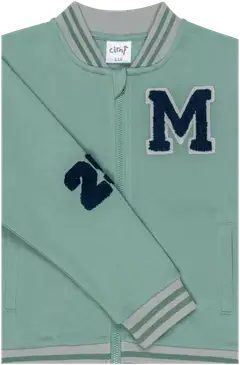 Ciraf lasten collegetakki runners 25pc260223 - 16-5808tcx iceberg green - 3