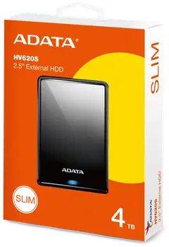ADATA HV620S ulkoinen HDD-kiintolevy, 4 TB, musta (USB 3.2 Gen 1) - 3