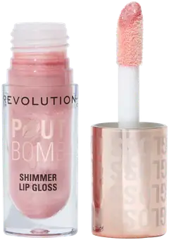 Revolution pout bomb shimmer  huulikiilto 4,6ml shine pink - shine pink - 1