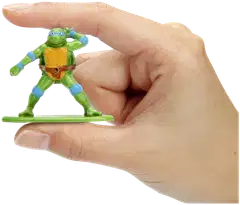 Jada Turtles keräilyhahmot, 4 cm, metallia (die-cast), 18 kpl/pakkaus - 8