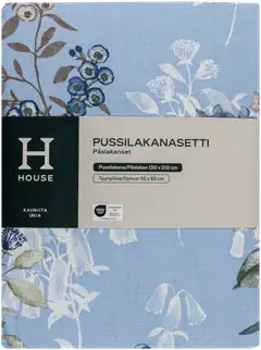 House pussilakanasetti Adele 150x210 cm vaaleansininen - 2