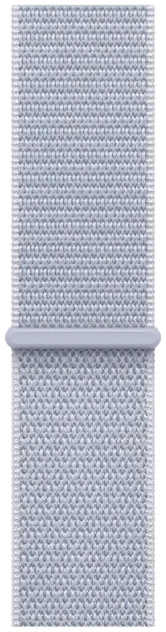 Apple Watch SE GPS 44mm hopeinen alumiinikotelo, blue cloud Sport Loop ranneke - MXET3QN/A - 3