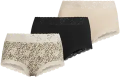 Actuelle naisten maxi-alushousut 210A082612 3-pack - Multicolor - 1