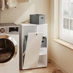 SoBuy säilytyskaappi valkoinen BZR218-W - 5
