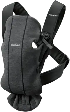BabyBjörn vauvan kantoreppu mini - 3d jersey, hiilenharmaa - 1