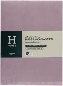 House pussilakanasetti Jacquard 150x210 cm malva - 3