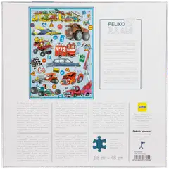 Peliko palapeli Mauri Kunnas 1000 palaa Hauskat Autot - 3