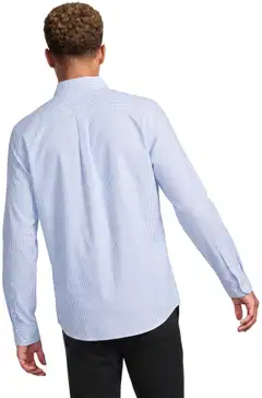 Vinson miesten kauluspaita Mpablo - LIGHT BLUE STRIPE - 3