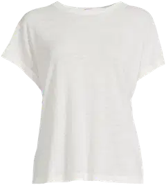 London Fog naisten trikoopusero pellavasekoitetta 213L261705 - Cloud dancer - 2