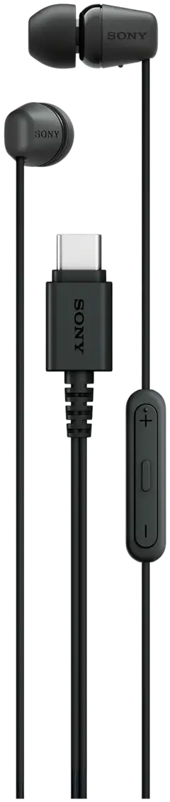 Sony langalliset nappikuulokkeet USB-C liitännällä IER‑EX15CB musta - 1