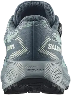 Salomon Aero gravel waterproof junior, vedenpitävä juoksukenkä - Stormy Weather/Lichen/Clearly - 4