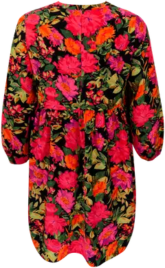 Now Curvy naisten lyhyt kuosimekko 107772, D-mitoitus - Printet pink - 2