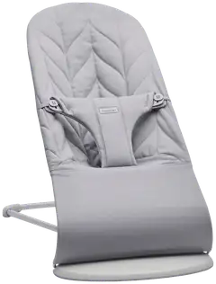 BabyBjörn sitteri bliss - kudottu, petal quilt, vaaleanharmaa - 1