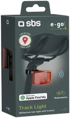 SBS Find My älypaikannin pyörälle - 2