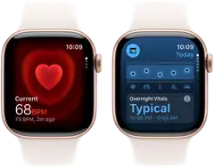 Apple Watch Series 11 GPS 42mm ruusukultainen alumiinikotelo, light blush sport ranneke - M/L - MEU44QN/A - 5