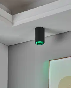 EGLO kattovalaisin Carosso-z GU10 4,9W RGB CCT musta - 7