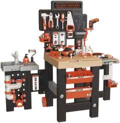 Smoby Black+Decker Mega Center työkalupenkki, nikkarointi ja LVI-leikkeihin - 2
