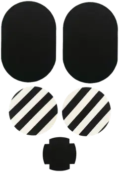 Fab Patch tekstiilipaikka vaatelaastari Raita 5 kpl - 2