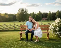 Jämäkkä penkki, luonnon ruskea, 82x170x51cm - 4